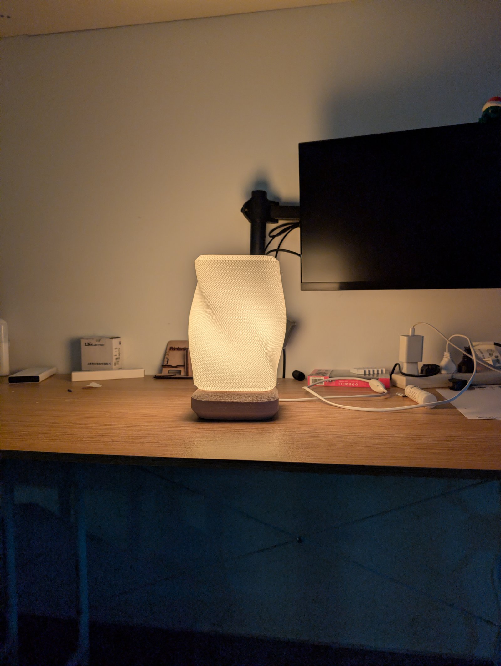 Lampara impresa en 3D Decoracion